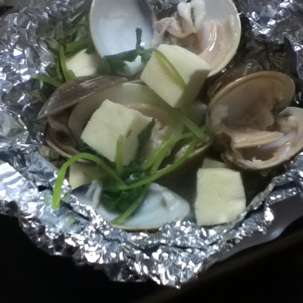 ハマグリのホイル焼き今月のおうちごはん
