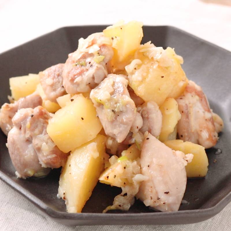 幼児OK 鶏じゃがバターポン酢 簡単・節約