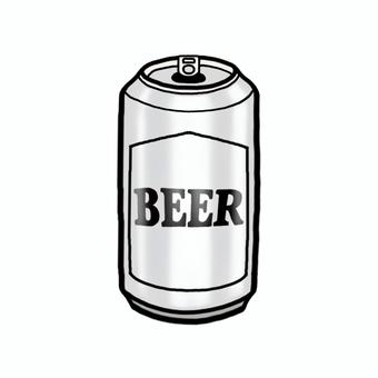 缶ビール：イラスト無料