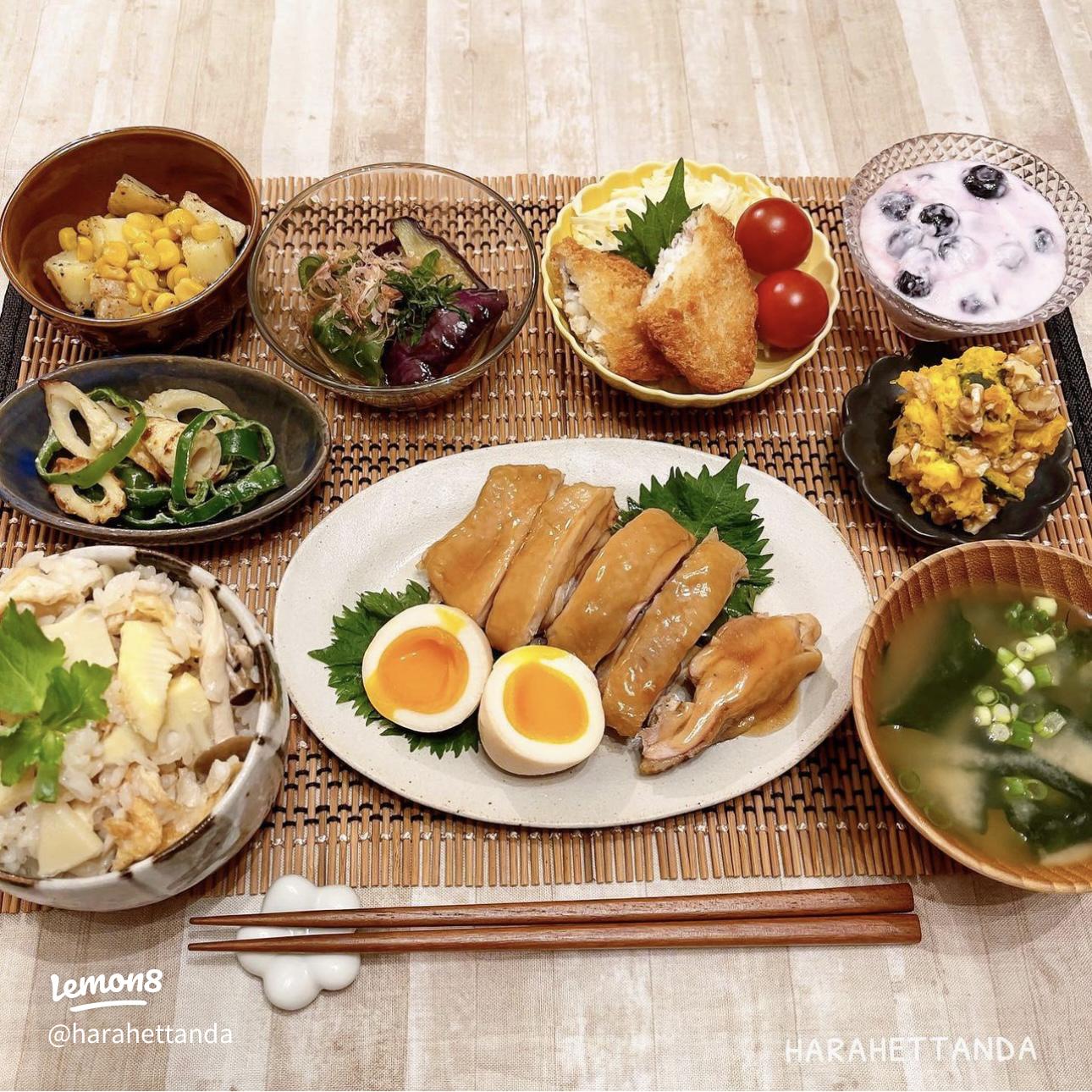 1 2日分の野菜がとれる！簡単照り焼きチキン献立🐓 一人暮らし 料理 自炊