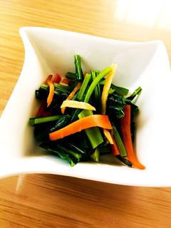 しらすと小松菜のおひたしのレシピトクバイ