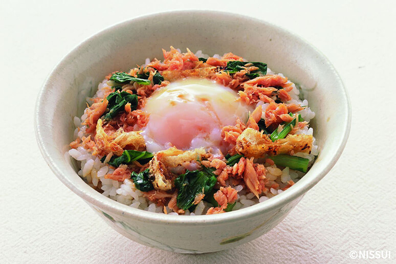 温泉卵のお吸い物