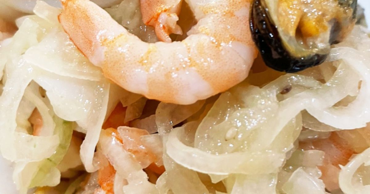 コストコ 生で食べられて長期保存できる！冷凍シーフードミックスが超便利！サンキュ