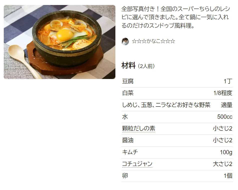 キムチ レシピ つくれぽ最新人気ランキングTOP20！殿堂入りレシピを中心にご紹介レシピランキングネット