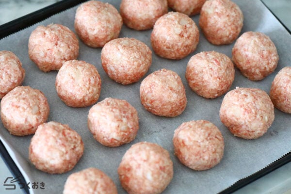 レンジで作るミートボールきっずごはん