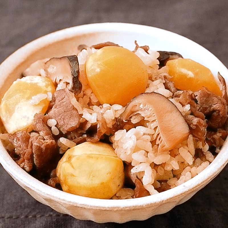 冷凍むき栗を使って簡単ホクホクもちもち栗おこわ 炊飯器で♪