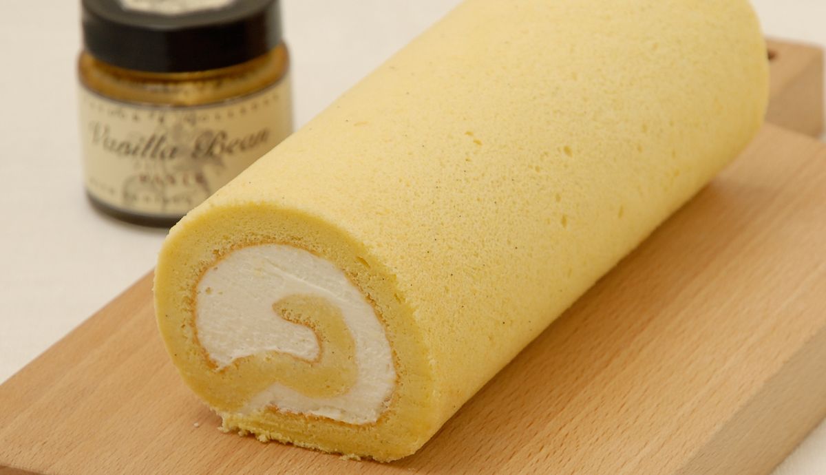 ♪しっとりキメこまやか！☆至福のスフレロールケーキ☆♪ : Hush-Hushのおいしいレシピブック♪