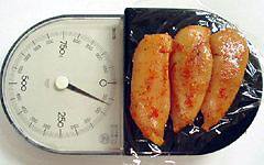 明太子のカロリー 簡単！栄養andカロリー計算