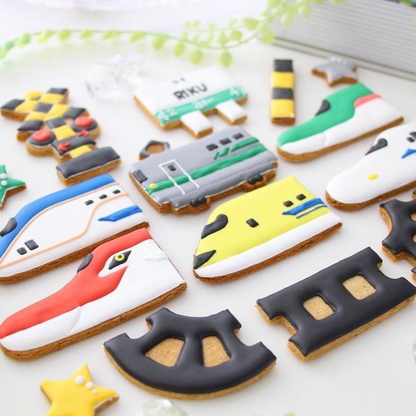 のりものminiアイシングクッキーの作り方 こどもの日～how to make vehicle cookies～