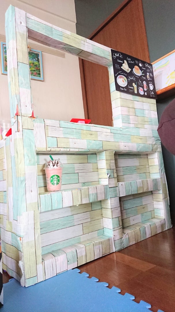 手作りおままごと☆ティッシュの箱と牛乳パックで作る！ミニ冷蔵庫quoco