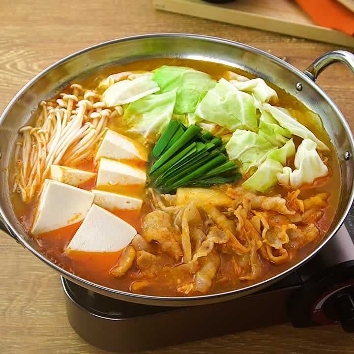 プデチゲ風キムチ鍋