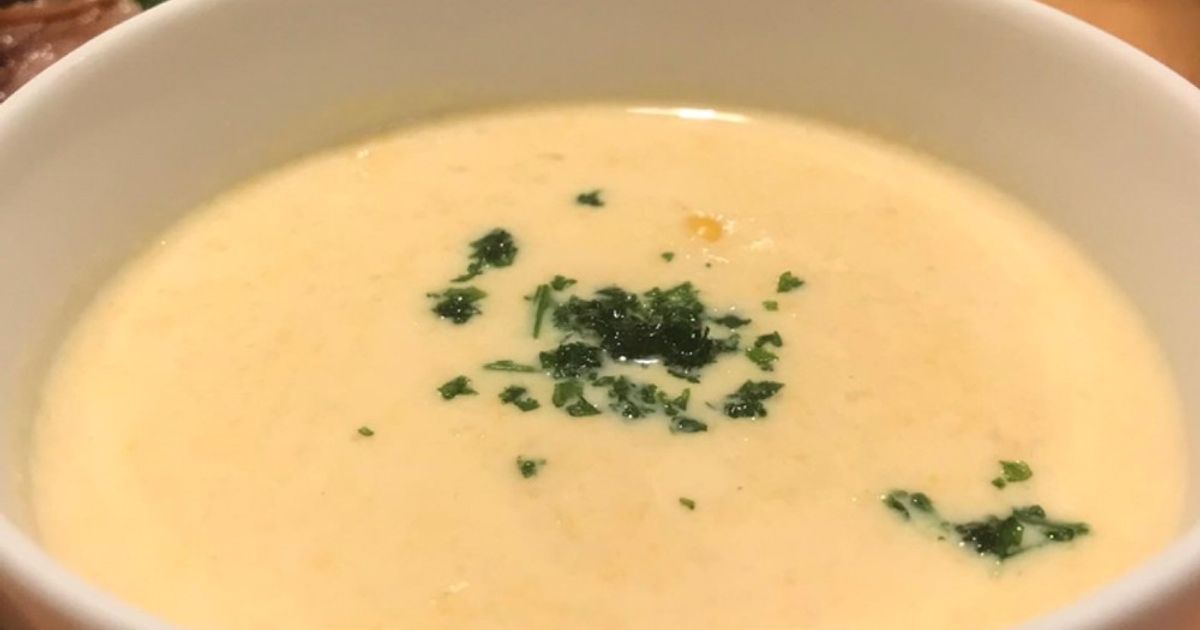 ミキサーなし☆豆乳ポタージュ