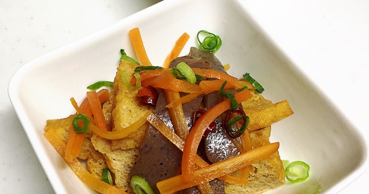 コスパ抜群♪『厚揚げとこんにゃくの味噌煮込み』作り置き