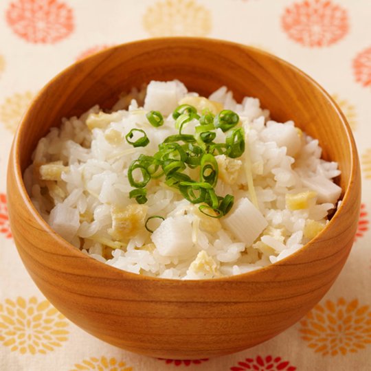 新米ご飯のみそとろろ