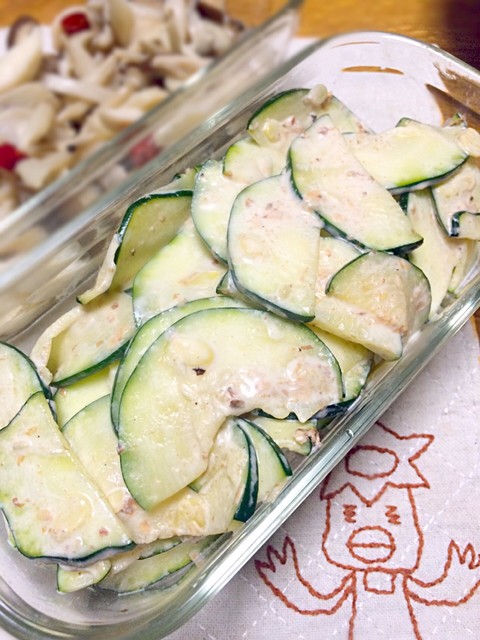 ズッキーニの和風ツナ和え パパッと完成！簡単副菜