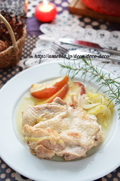 ストウブで鶏もも肉とキャベツのガリポン