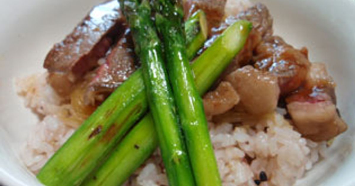 カジキマグロのステーキ丼