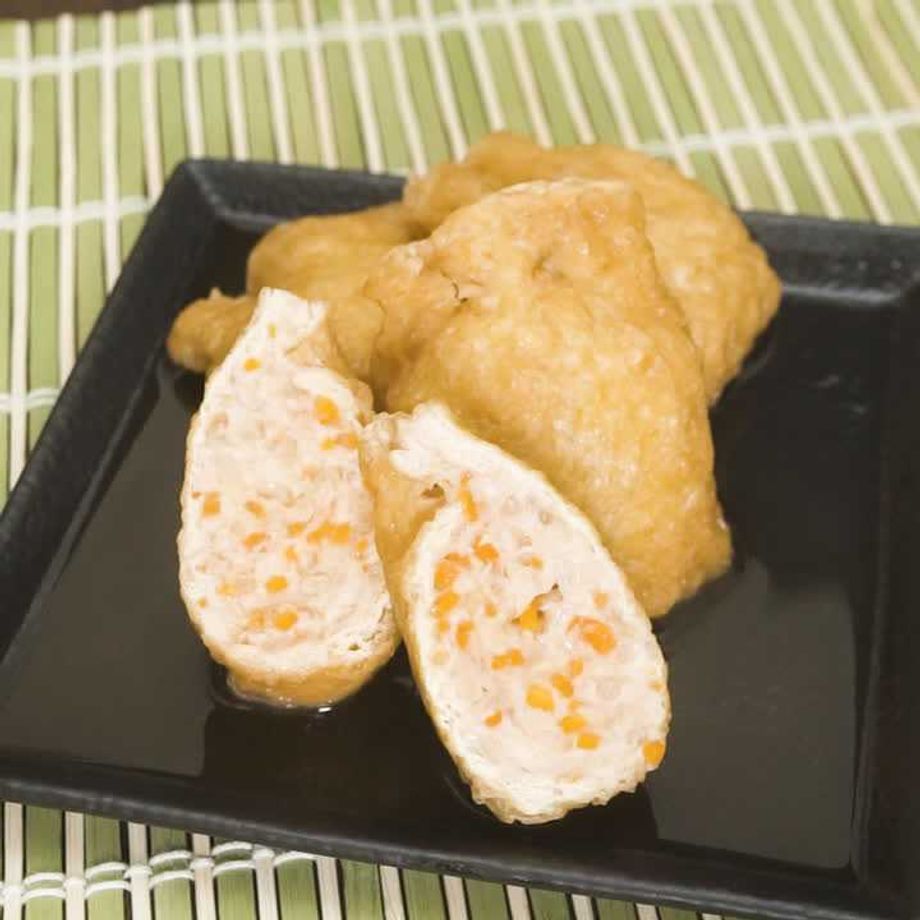 もやしと鶏むね肉の油揚げ詰め - 八丈島のおいしい暮らし