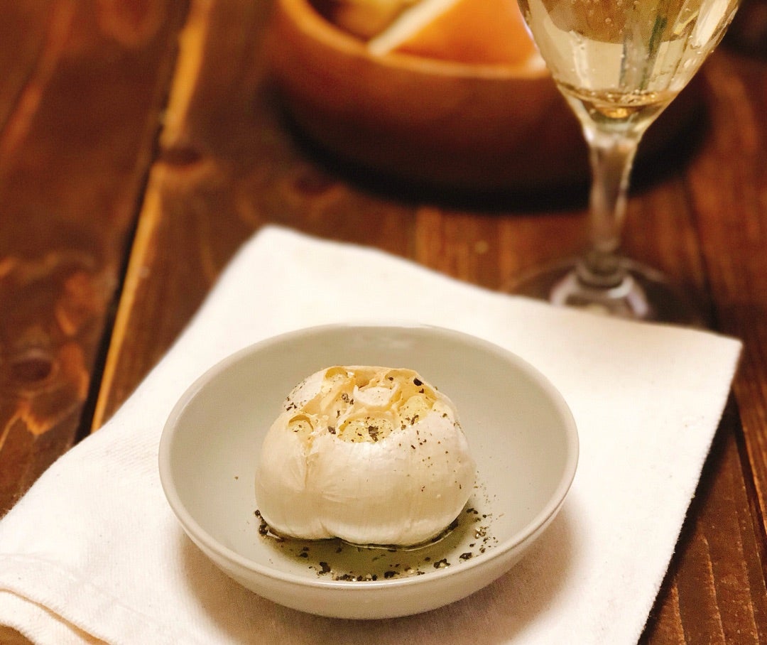 にんにくの丸ごとレンジ蒸し