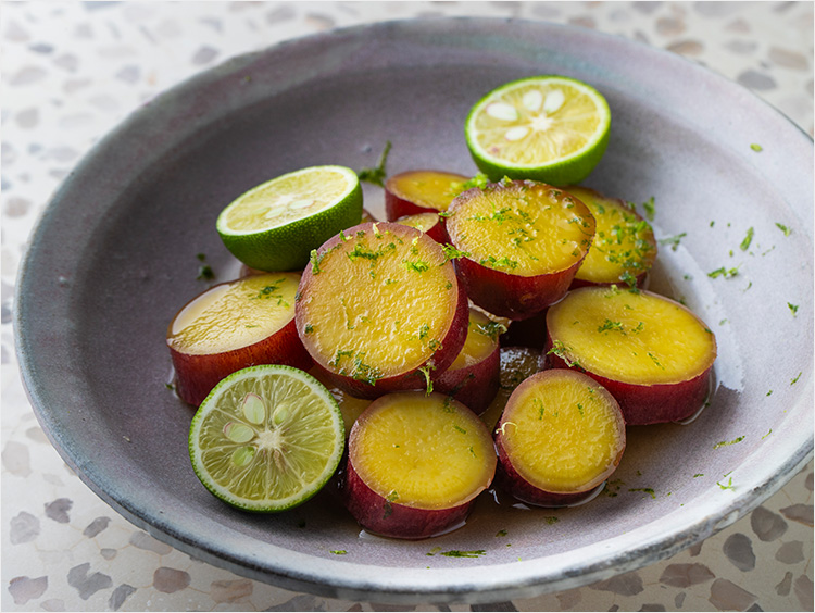 プロ さつまいものレモン煮 甘煮 人気レシピ。はちみつでツヤ＆しっとり。弁当にも◎三越伊勢丹の食メディアFOODIE フーディー