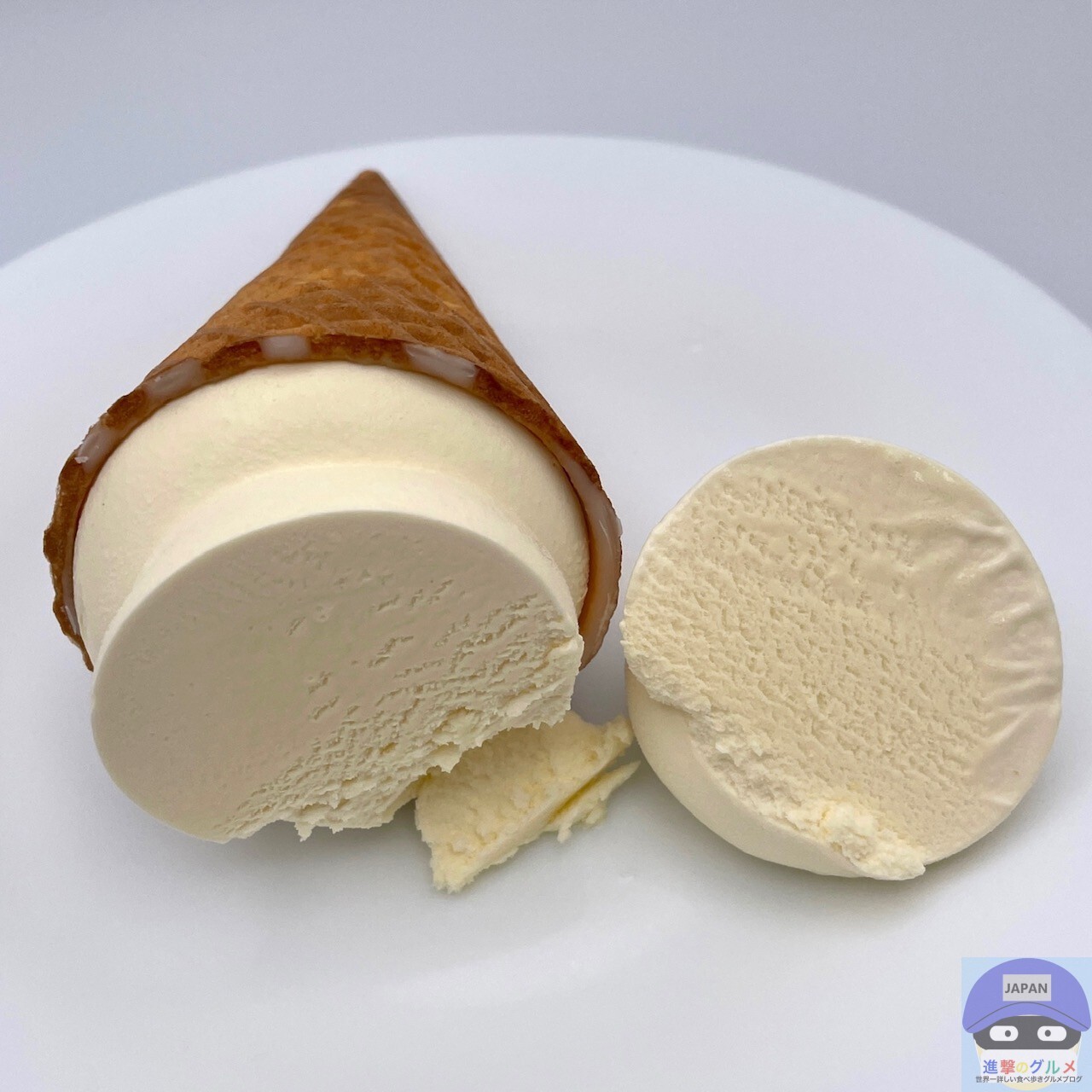 中評価 ファミリーマート ワッフルコーン東京ばな奈 キャラメル味の感想・クチコミ・値段・価格情報 もぐナビ