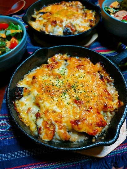 すぐにもう一品！ナスのチーズ焼き