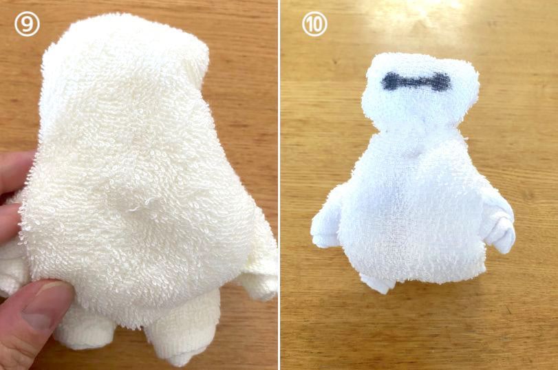 元祖 おしぼりアート「トトロ」How to Make a Towel Totoro