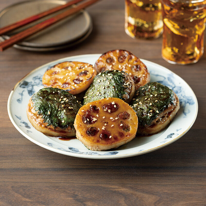 れんこんのはさみ焼き〜大葉入りver レシピ・作り方 by ayana19 - 楽天レシピ