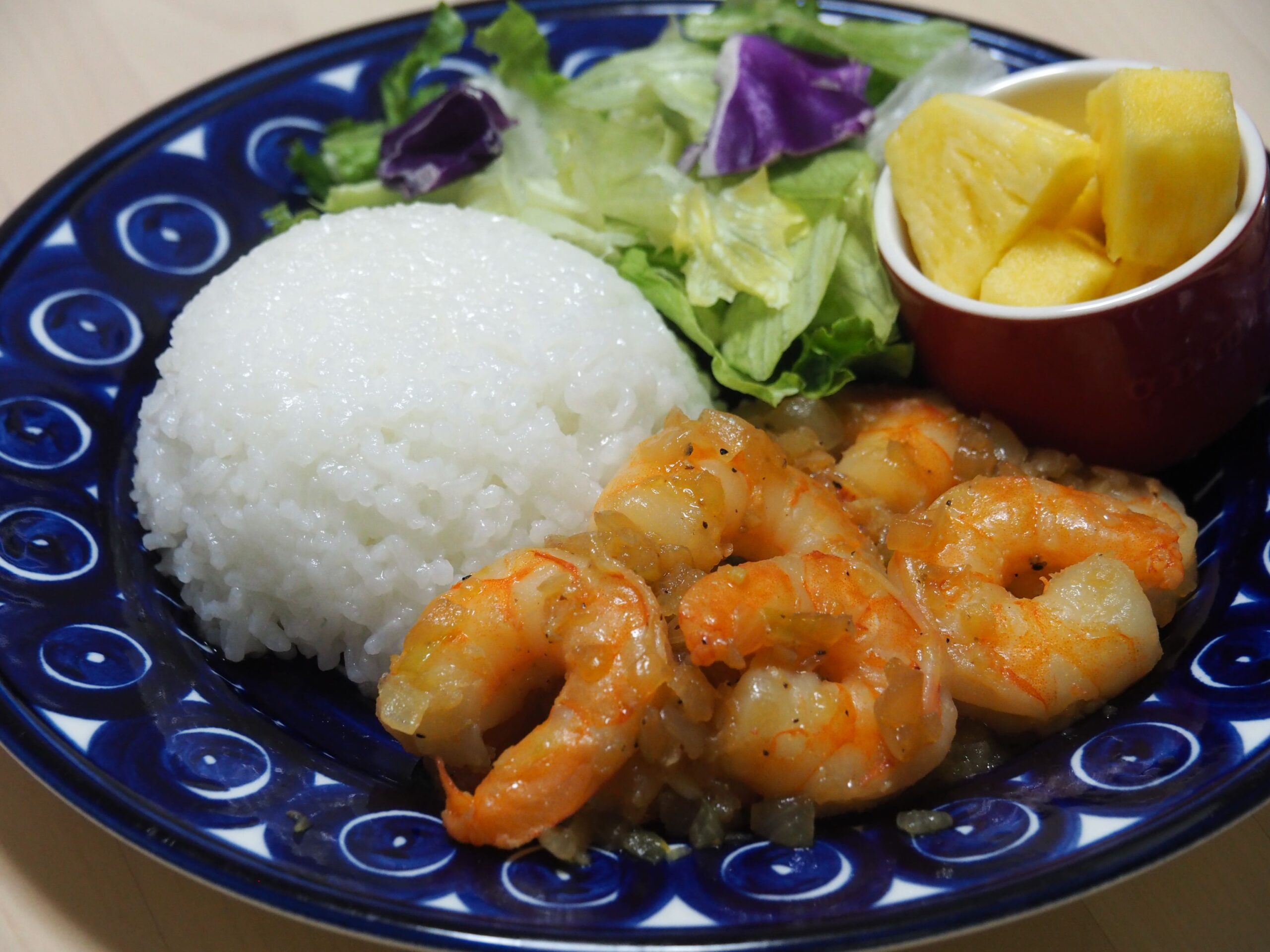 3分でできる簡単ガーリックシュリンプライス