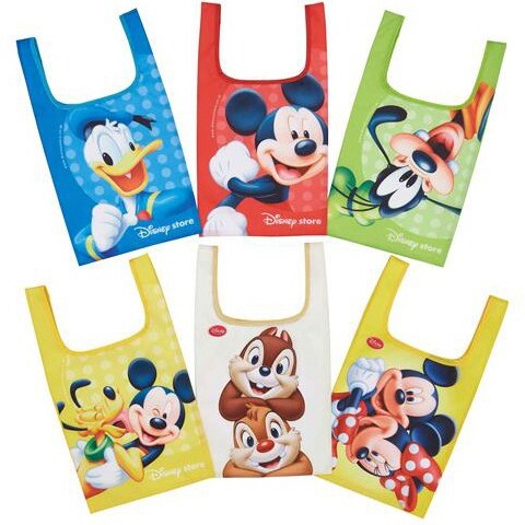 東京ディズニーリゾート レトロ柄 エコバッグ カプセルトイ コンプ アプリで買える！新作カプセルトイ「