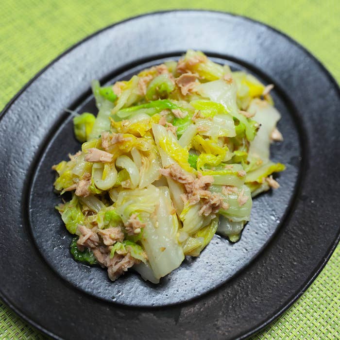 白菜とツナの和えたん - おすすめレシピダイエー食の情報