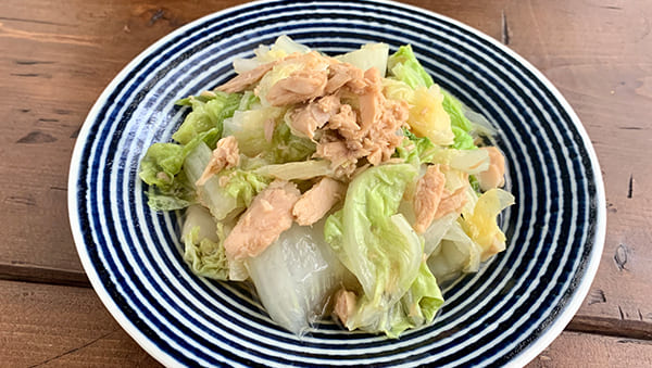 白菜とツナ缶さえあればOK「白菜とツナの煮物」レシピ