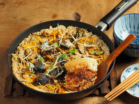 炊飯器で中華風シーフードピラフ