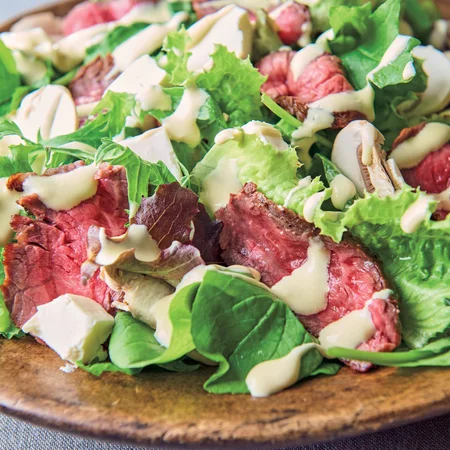 フライパンでローストビーフ マッシュポテト tomo3Snapdish スナップディッシュID:P8Lq9a