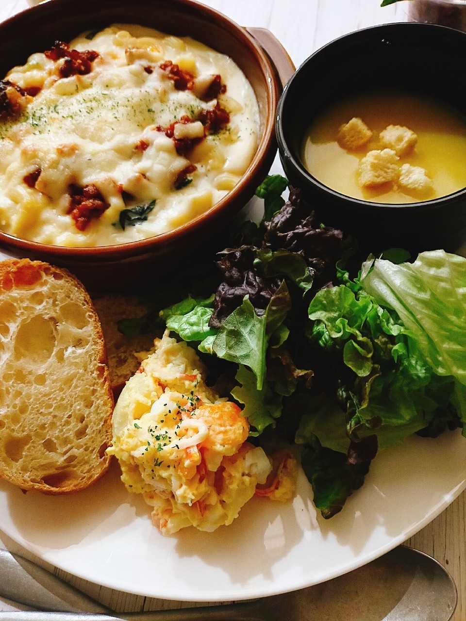 パングラタンでワンプレートランチ