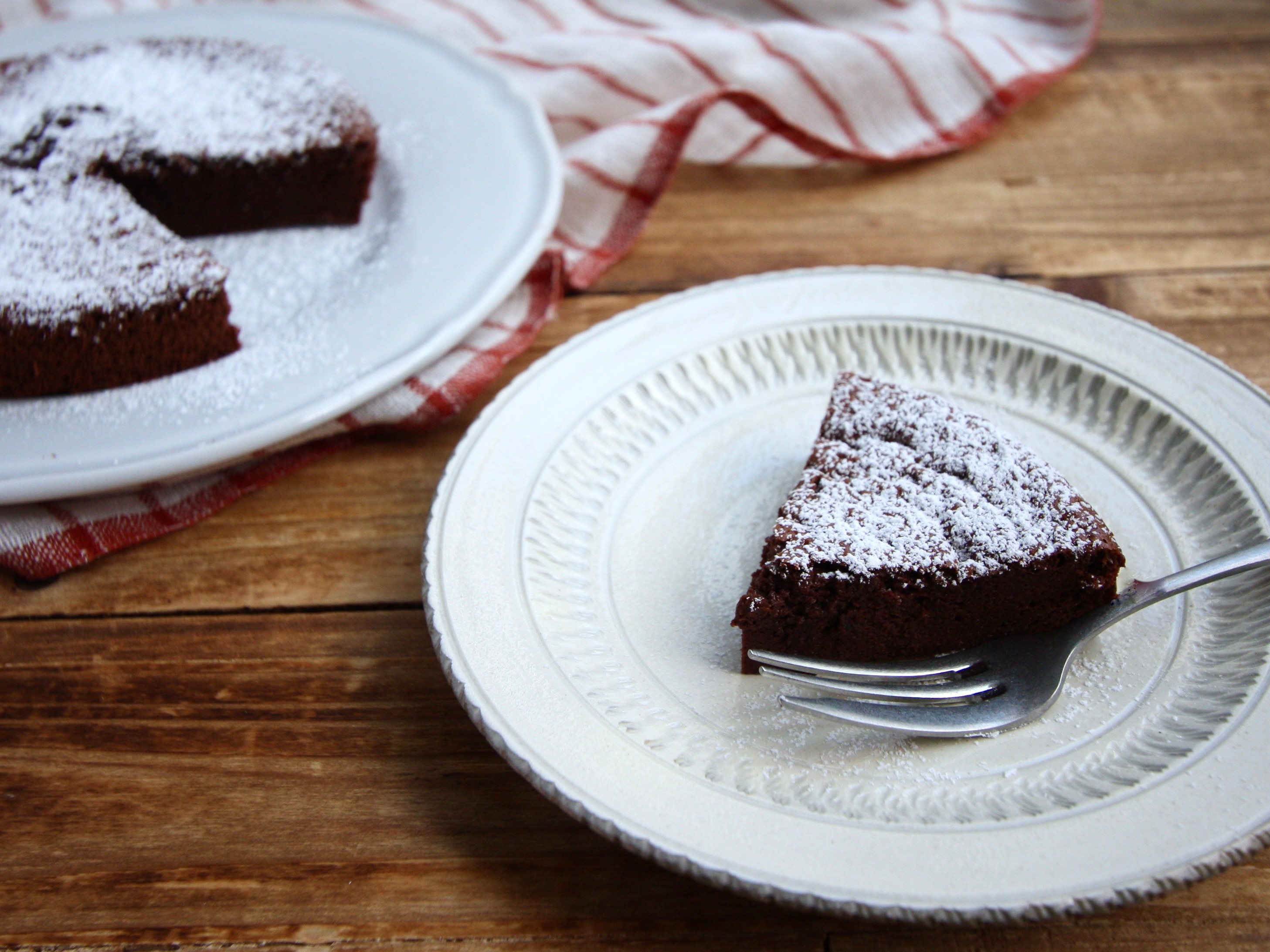 材料3つ！チョコなし！濃厚ガトーショコラ作り方