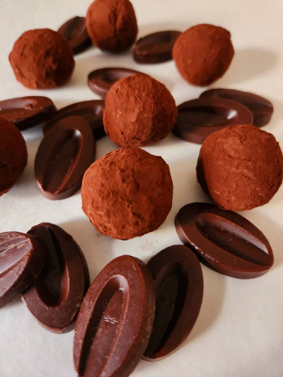 豆乳でヘルシー！なめらか抹茶トリュフ