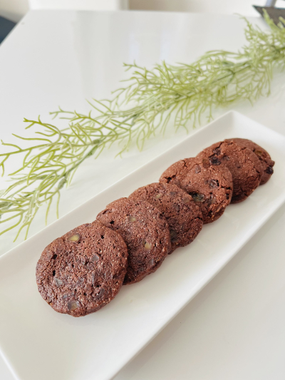 焼きチョコベイクの抱っこうさぎクッキ