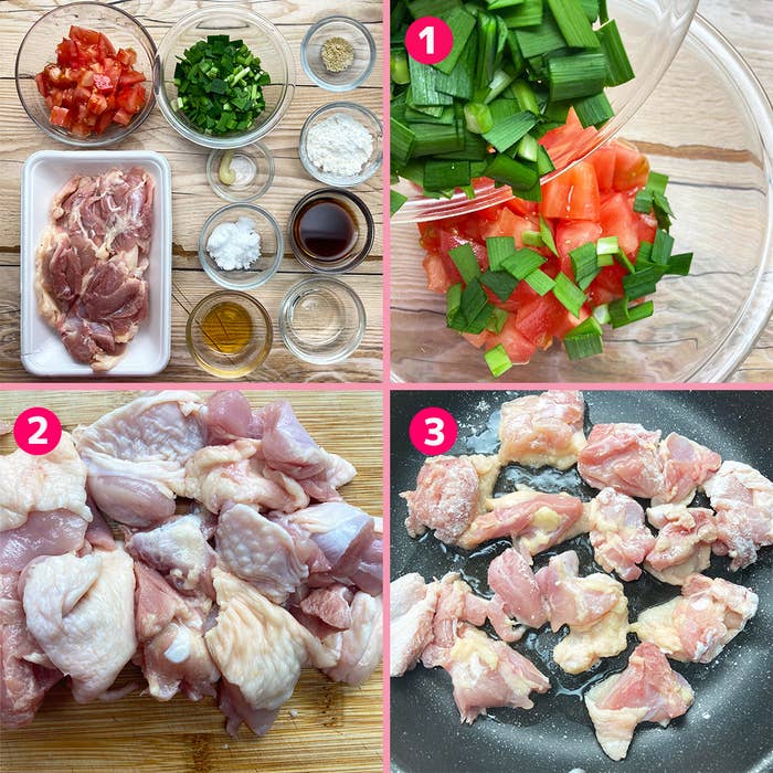 鶏肉のニラあんかけJA新はこだて