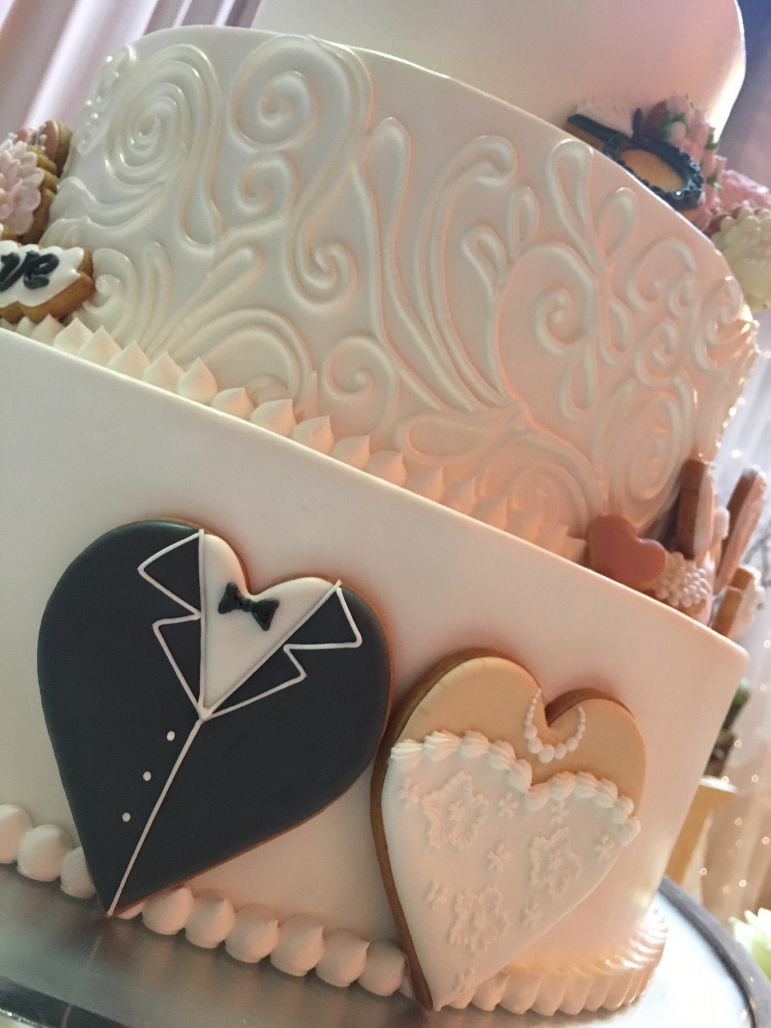 プチギフトにぴったり!ウェディングアイシングクッキー ♪