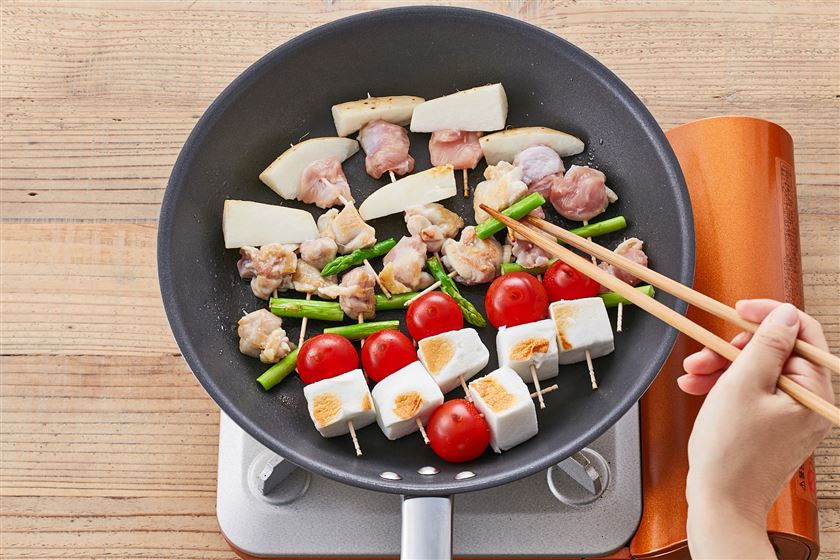 鶏もも肉の塩焼き鳥