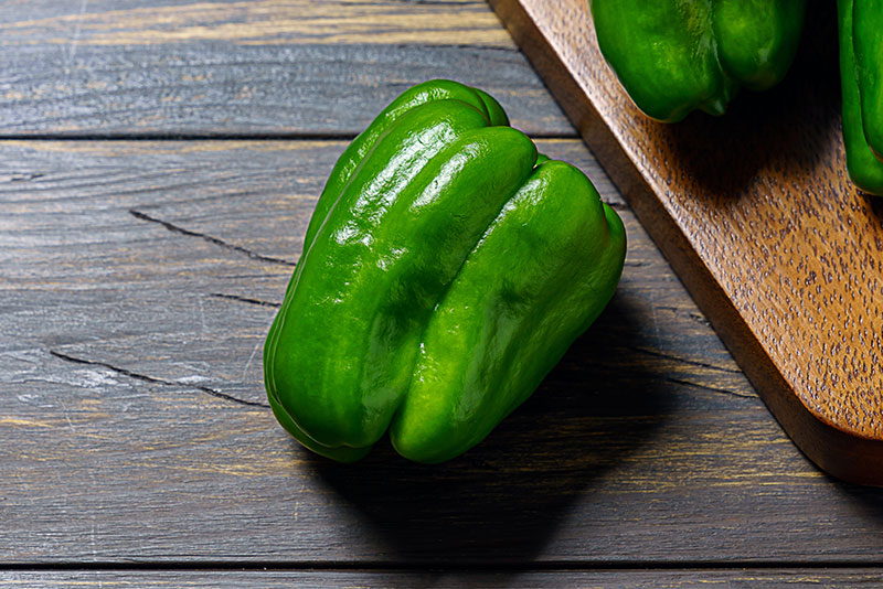 ●豚こまとピーマンの梅みそ炒め