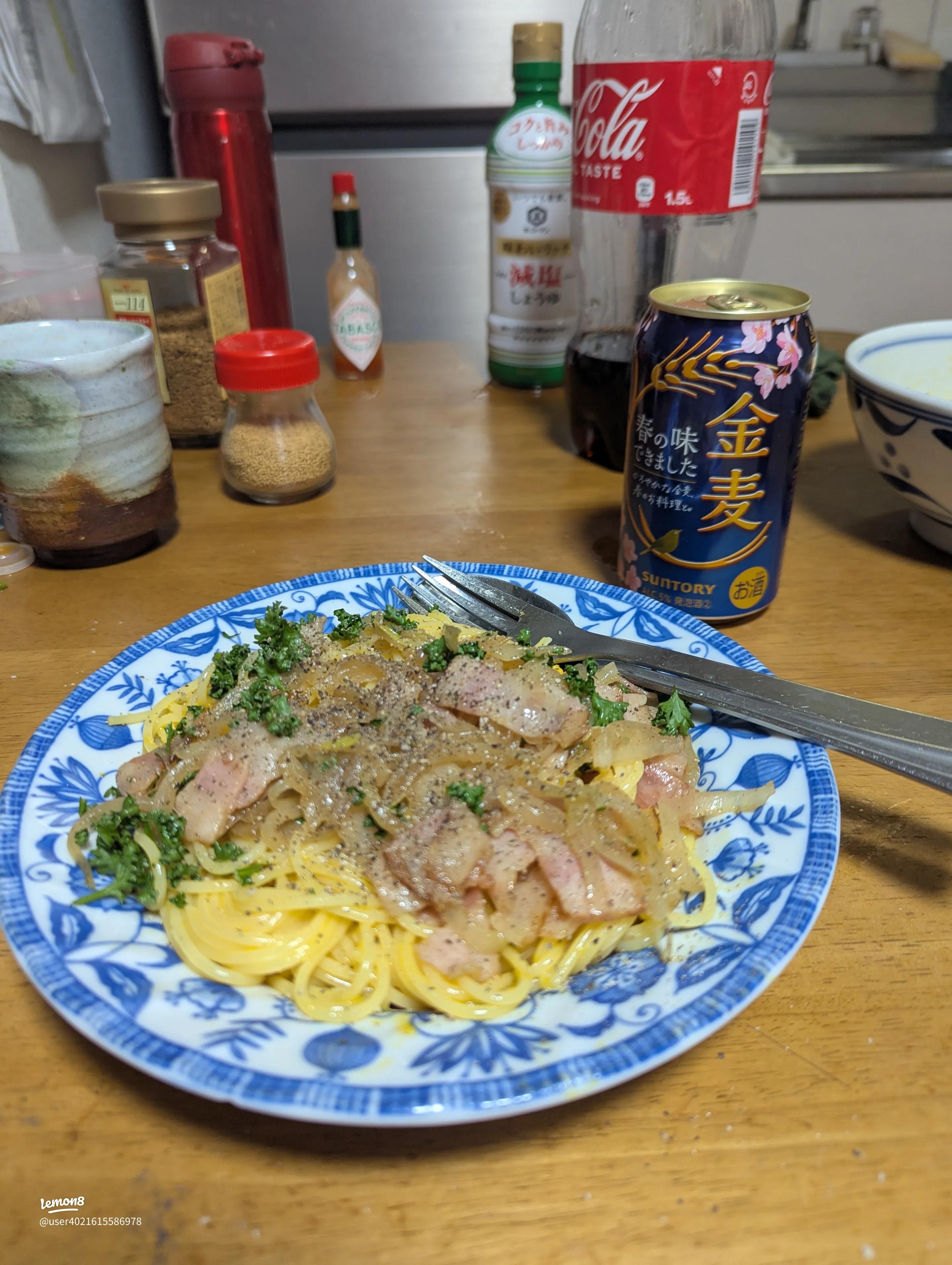 生クリームなし！濃厚カルボナーラクラシル