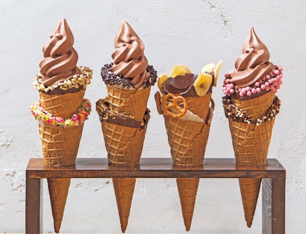 メニュー写真 : Long Softcream アメリカ村店ロングソフトクリーム 旧店名 Pop Sweet- 四ツ橋 ソフトクリーム食べログ