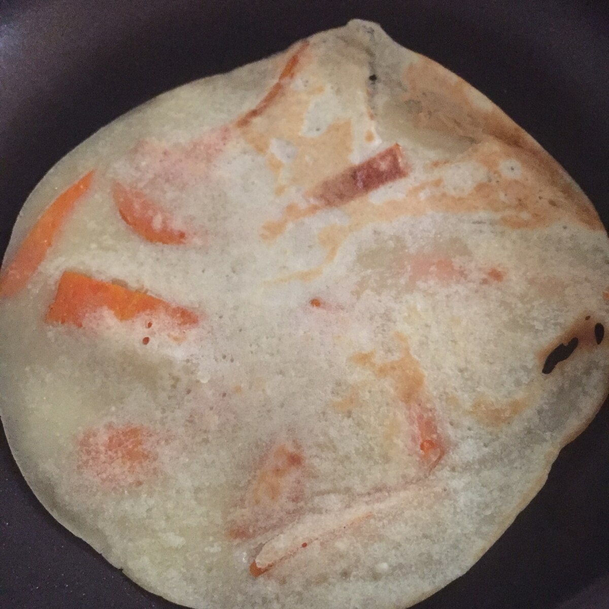 牛乳なし、卵なしでも！水だけでもちもちホットケーキ