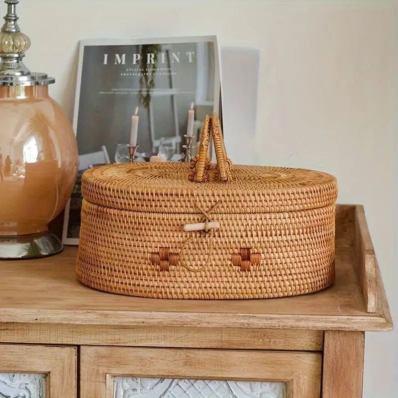 アタ製 編み模様と花びらのようなフチが可愛い 楕円のお菓子皿 みかんかご トレイ 小物入れ お菓子入れ A16 - CITACITA'SGALLERYminne byGMOペパボ 国内最大級のハンドメイド・手作り通販サイト