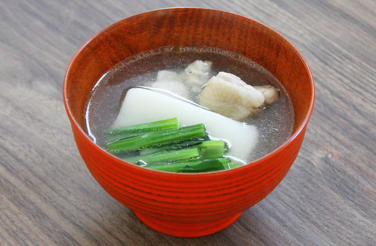 レンジで簡単！シャウエッセンお雑煮 作り方 和食 スープ・汁物- レシピ 日本ハム