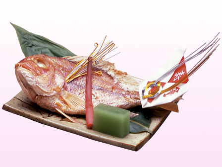 連子鯛の塩焼き