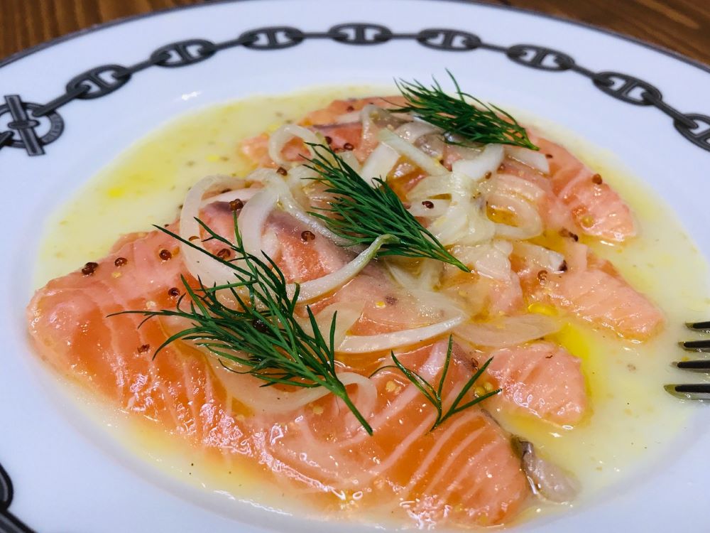 サーモンと大根のマリネサラダ