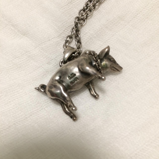 中古輸入品・未使用 JOYID かわいい豚のペンダントネックレス 18Kローズゴールド ステンレススチール